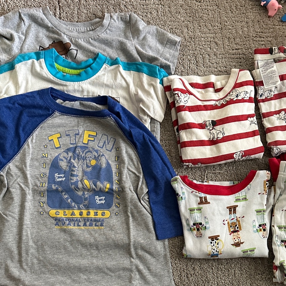 Disney Gray Toy Story T-Shirt with Woody and Buzz